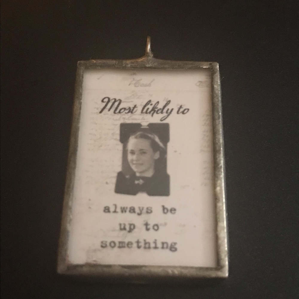 PENDANT “Most Likely to....” Vintage-Style Pendant